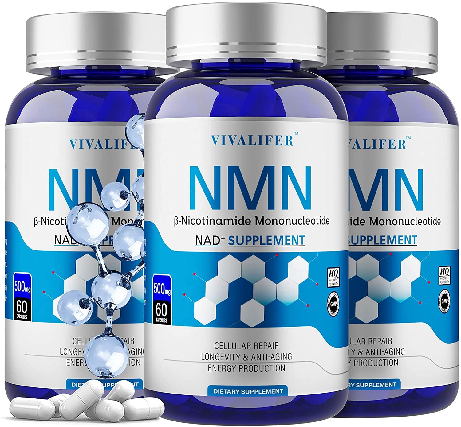 Vivalifer Nmn Supplement Mg Powerful Nicotinamide Mononucleotide