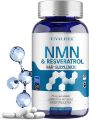 NMN Supplement, 1500MG Nicotinamide Mononucleotide Resveratrol Enhanced Absorption 2-in-1 for Supports Anti-Aging & Antioxidant, Cellular Energy Metabolism, Naturally Boost NAD+ Levels (NMN 120PCS)